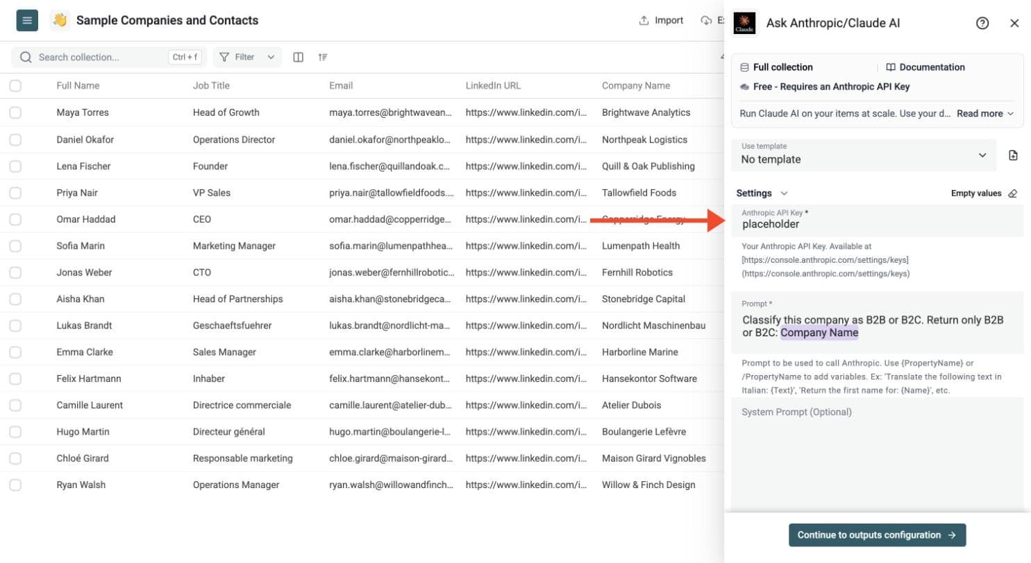 Ask Anthropic/Claude AI - Paste Your API Key