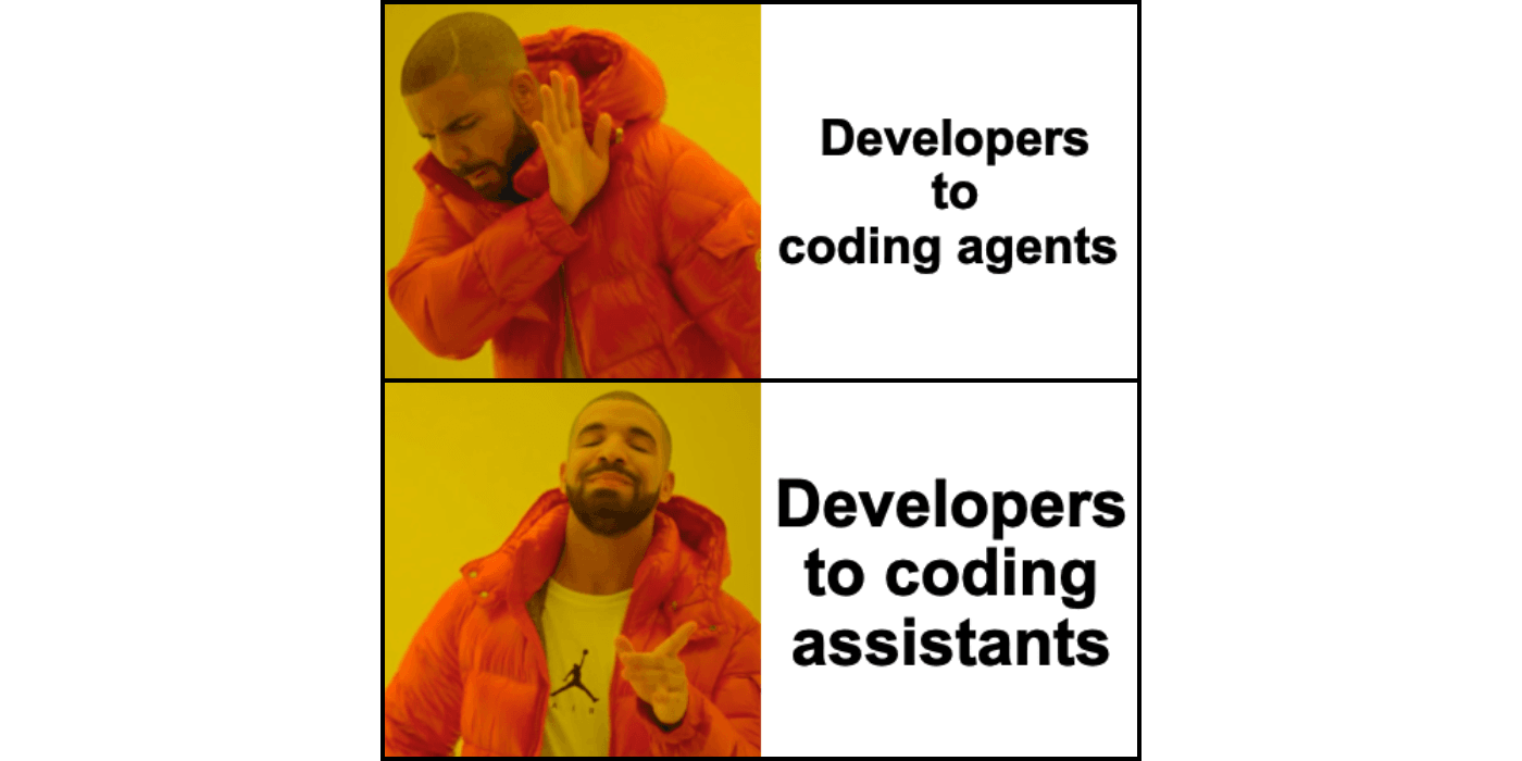 Les développeurs préfèrent souvent les assistants de coding