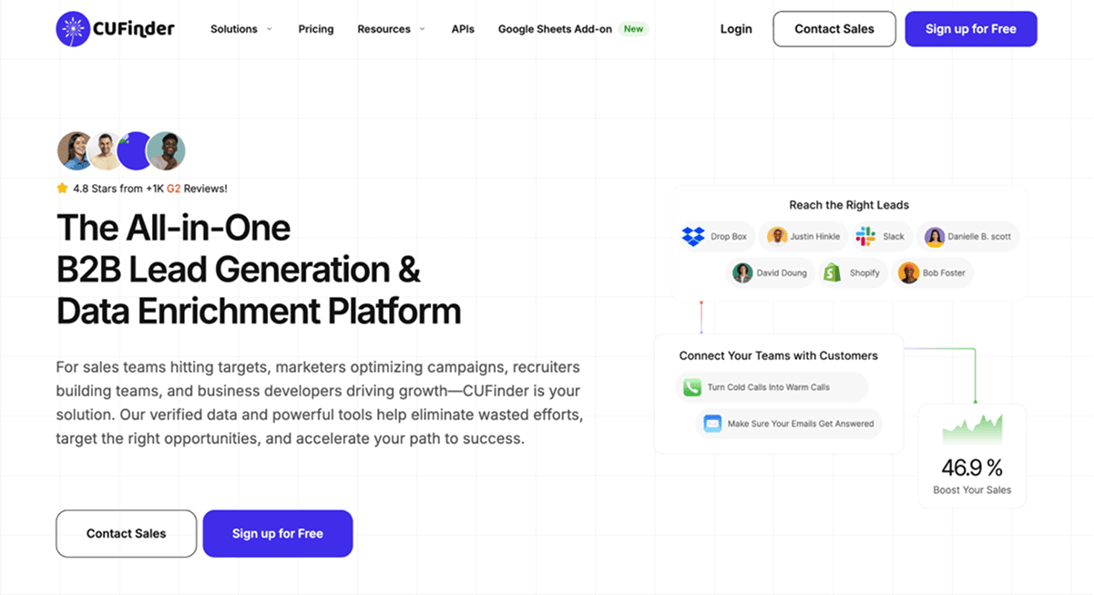 Best Tools to Find Company Domains From Company Names - CUfinder