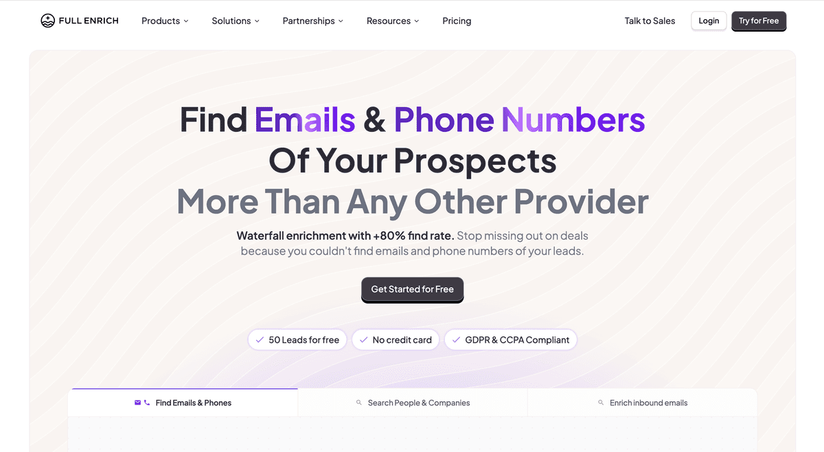 Best Email Finder Tools - FullEnrich
