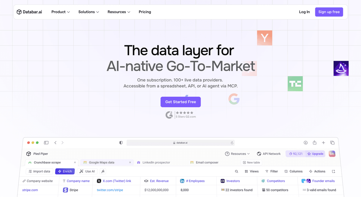 Claygent Alternatives - Databar