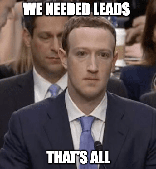 tu vas avoir des leads, t'inquiète