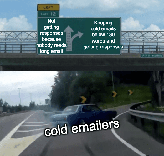 Gardez vos cold emails courts