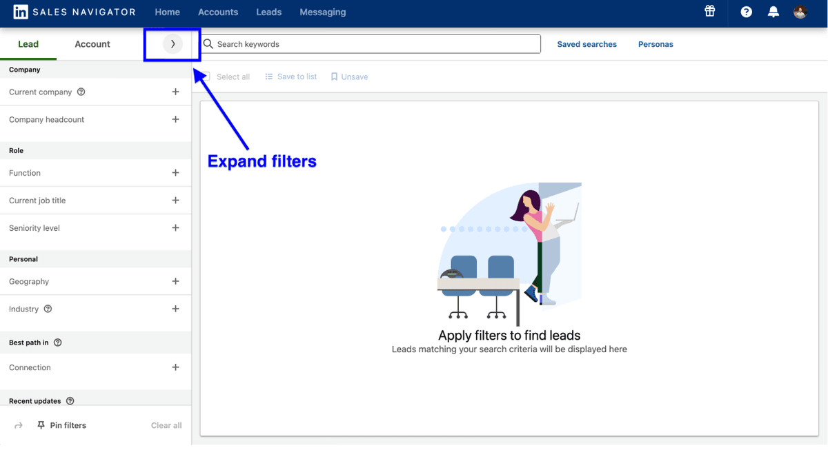 How To Scrape Sales Navigator Fast - Search Configuration