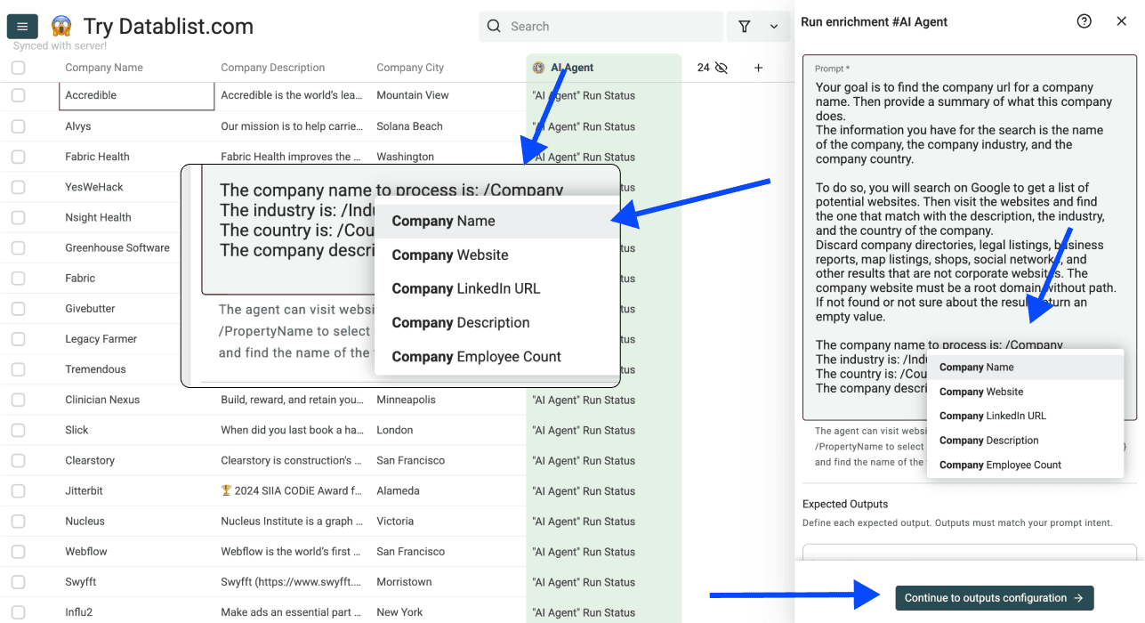 Company Name To Domain - Map Name And Context