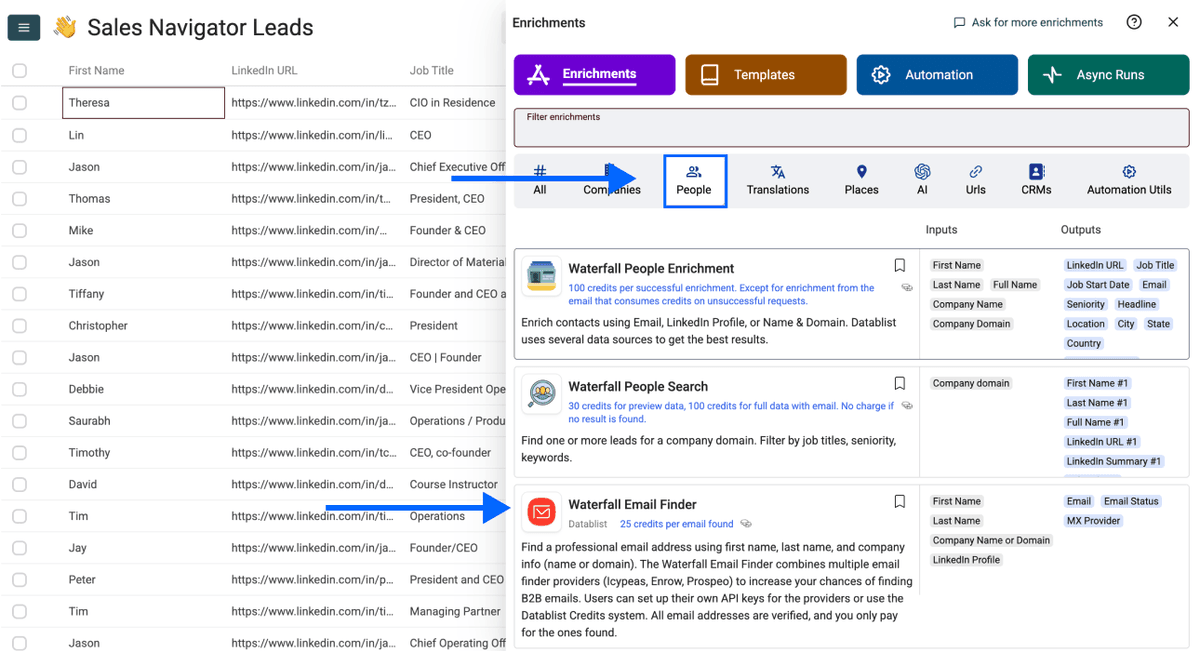 How To Create a Lead List With Emails - Enrichment Library