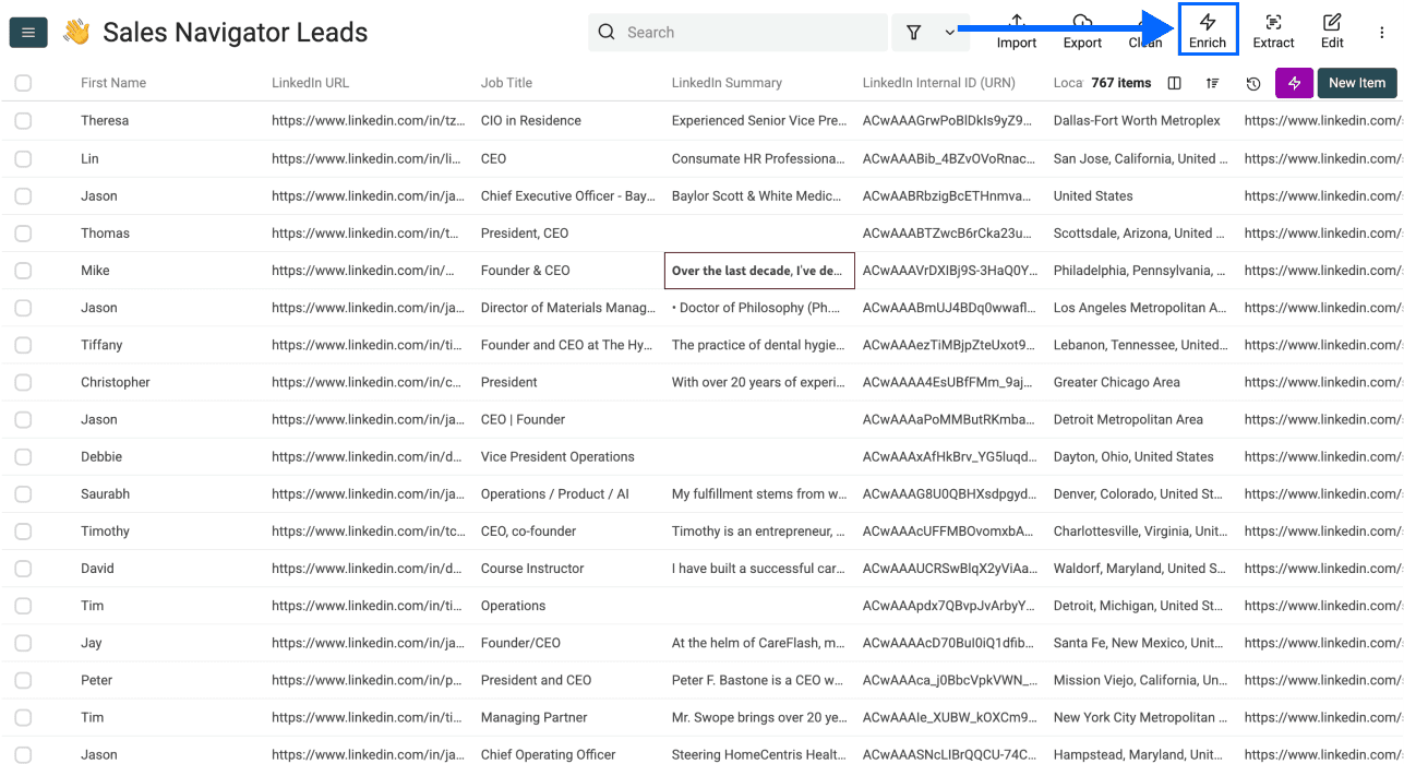 メール付きLead Listの作り方 - フェーズ2