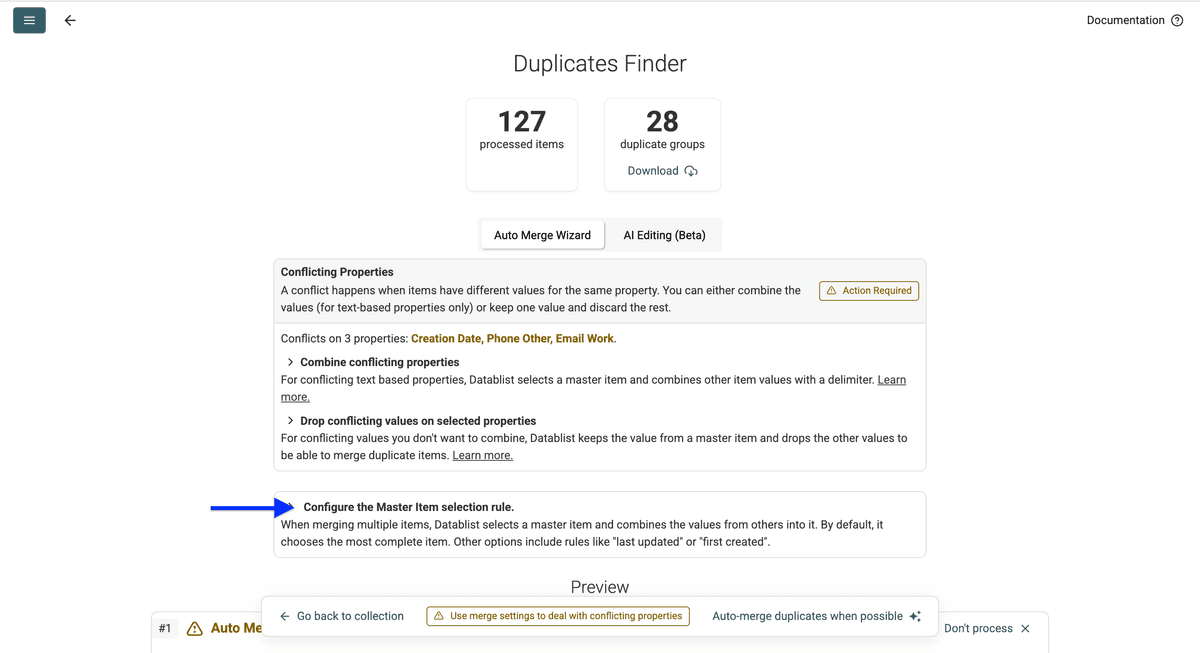 28 contacts Apple détectés en doublon dans Datablist