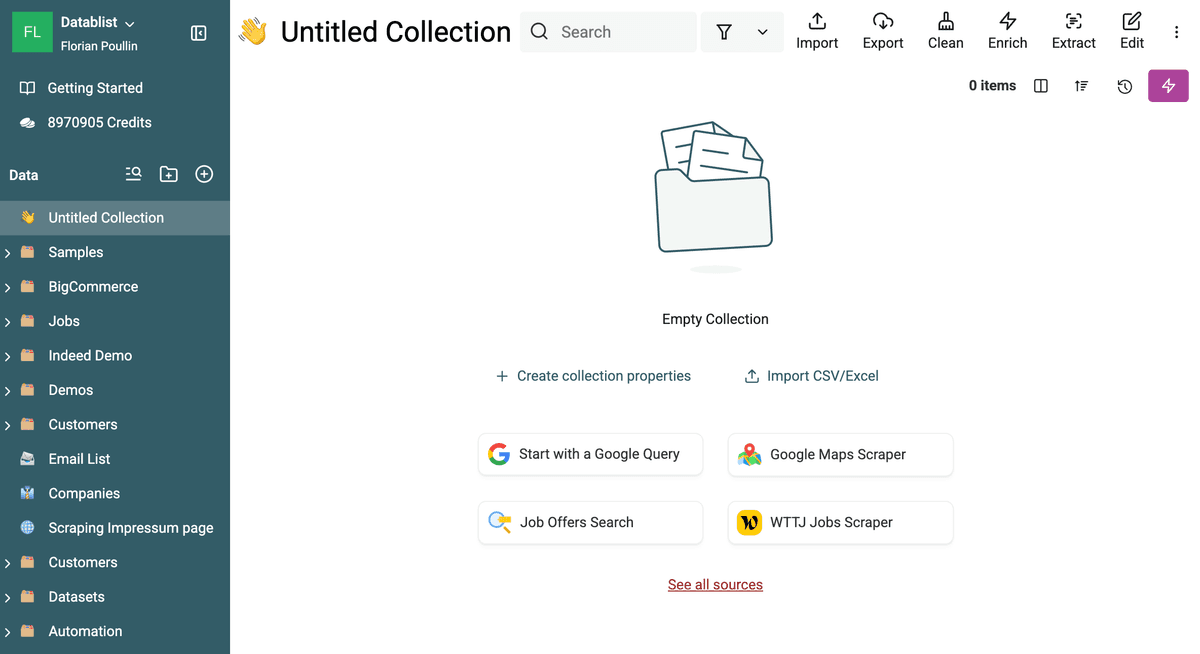 Import Your Data