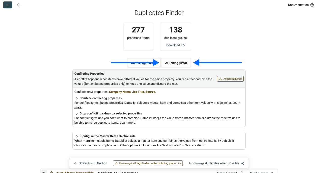 Three Ways To Deduplicate Spreadsheet Files - AI Deduplication