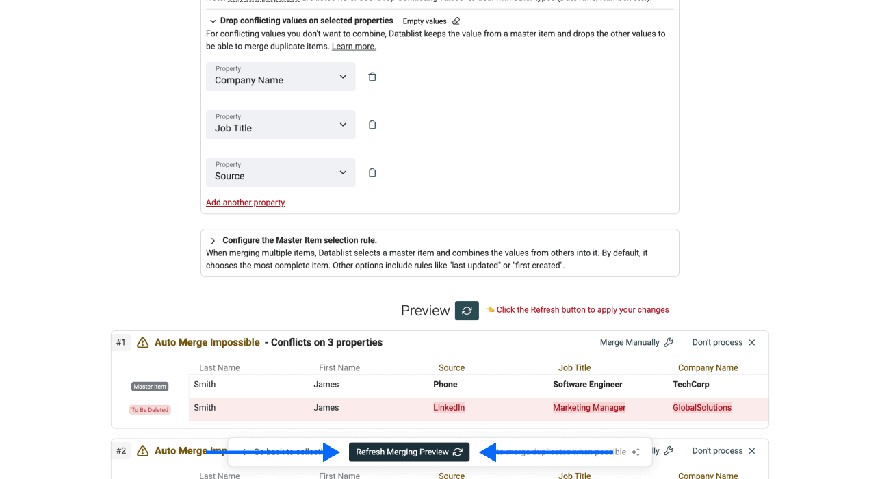 Three Ways To Deduplicate Spreadsheet Files - Dropping Conflicting Values