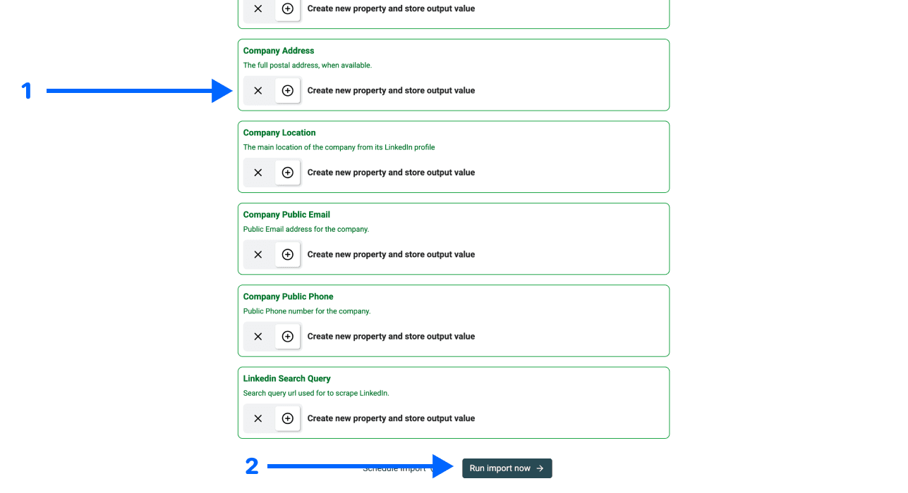 How To Export Sales Navigator Leads - Outputs Selection