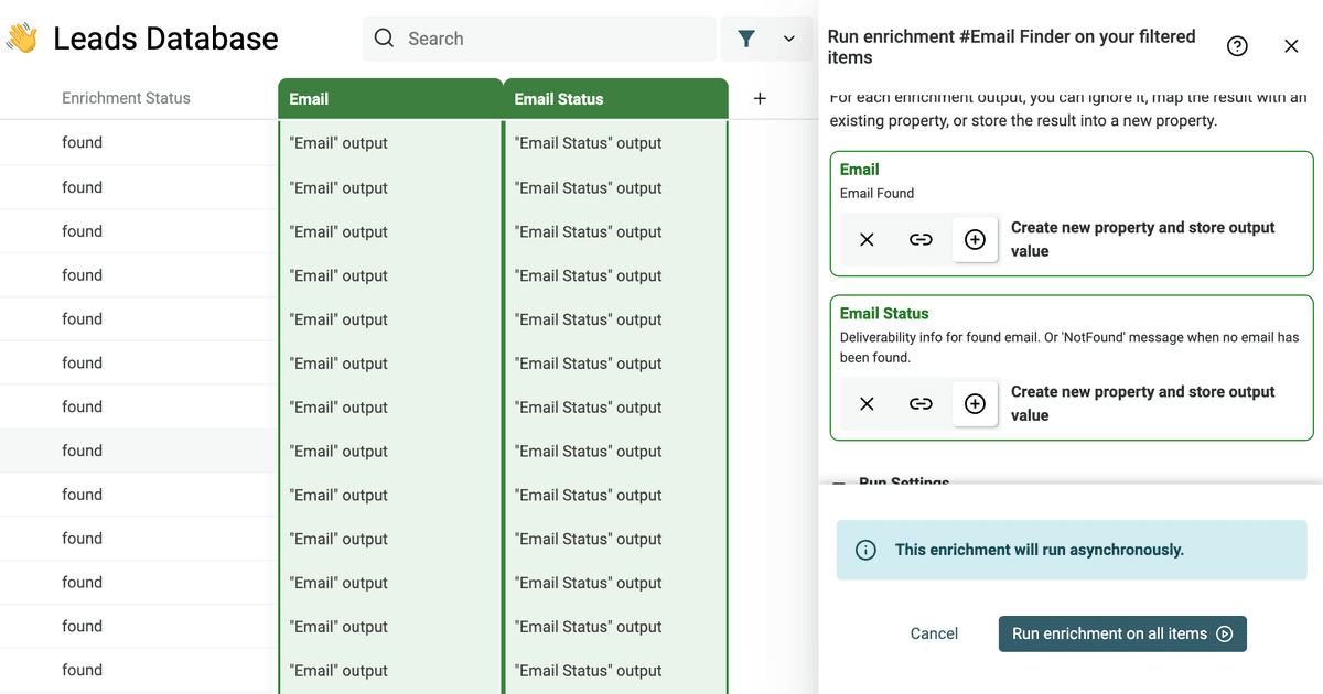 Email Finder Outputs