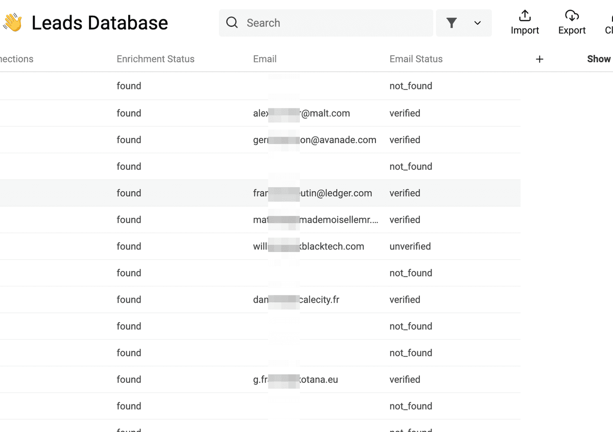 Email Finder Results