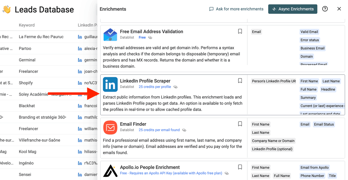 LinkedIn Profile Scraper
