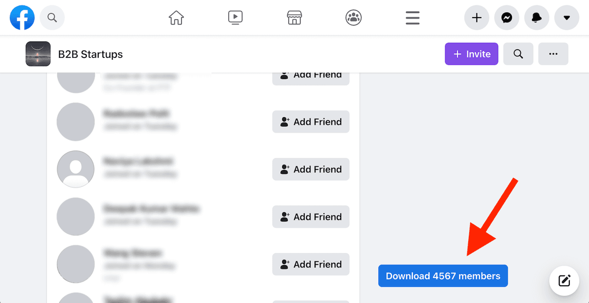 How to scrape Facebook group members and enrich them with LinkedIn profiles