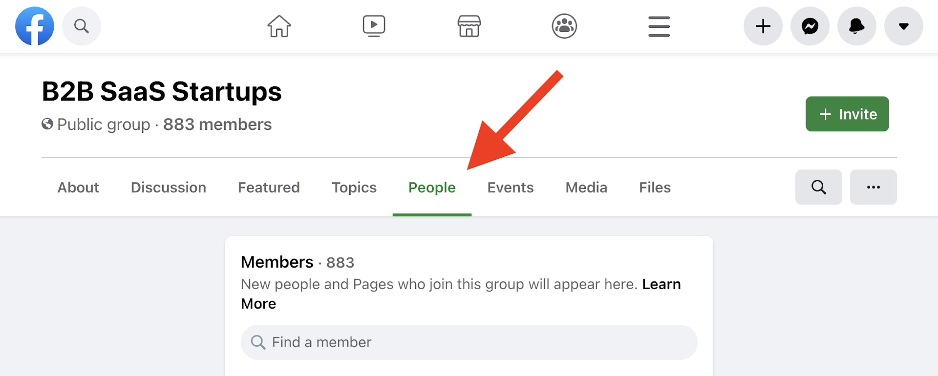 New members are listed on the "People" page.