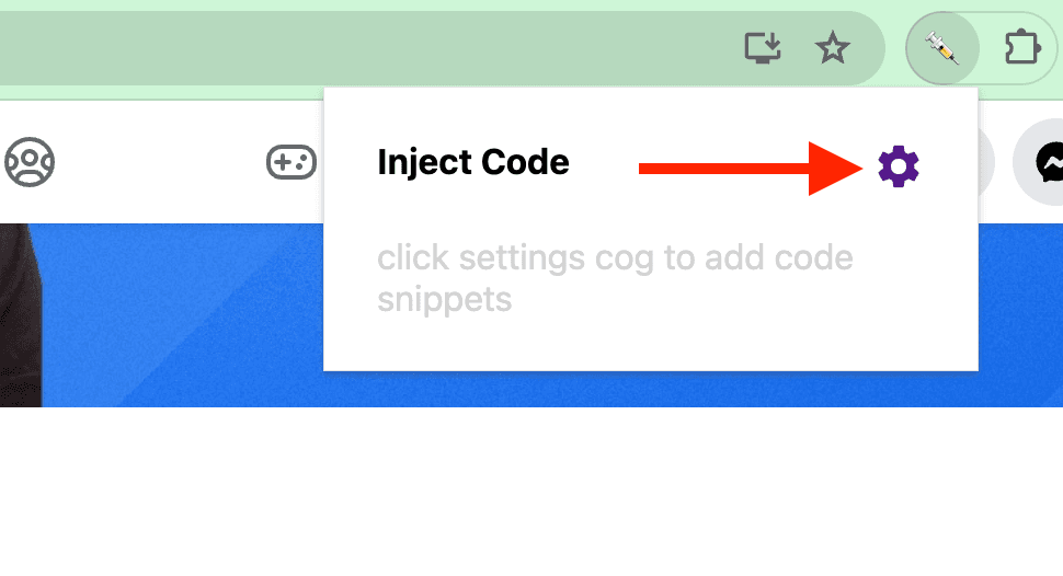 Configurar o Inject Code