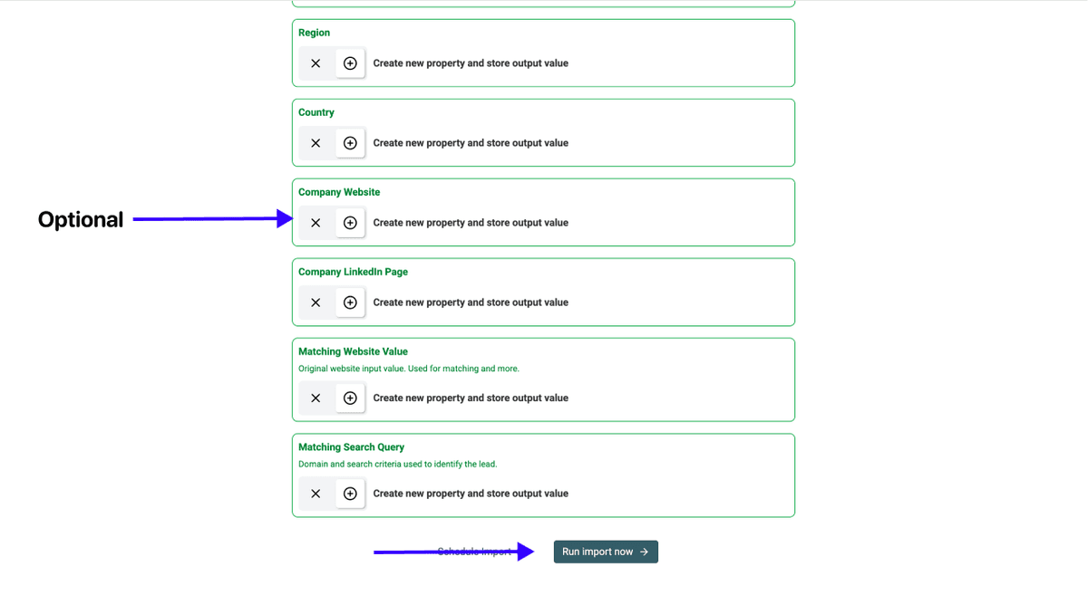 How To Find Leads With Datablist- Outputs Selection