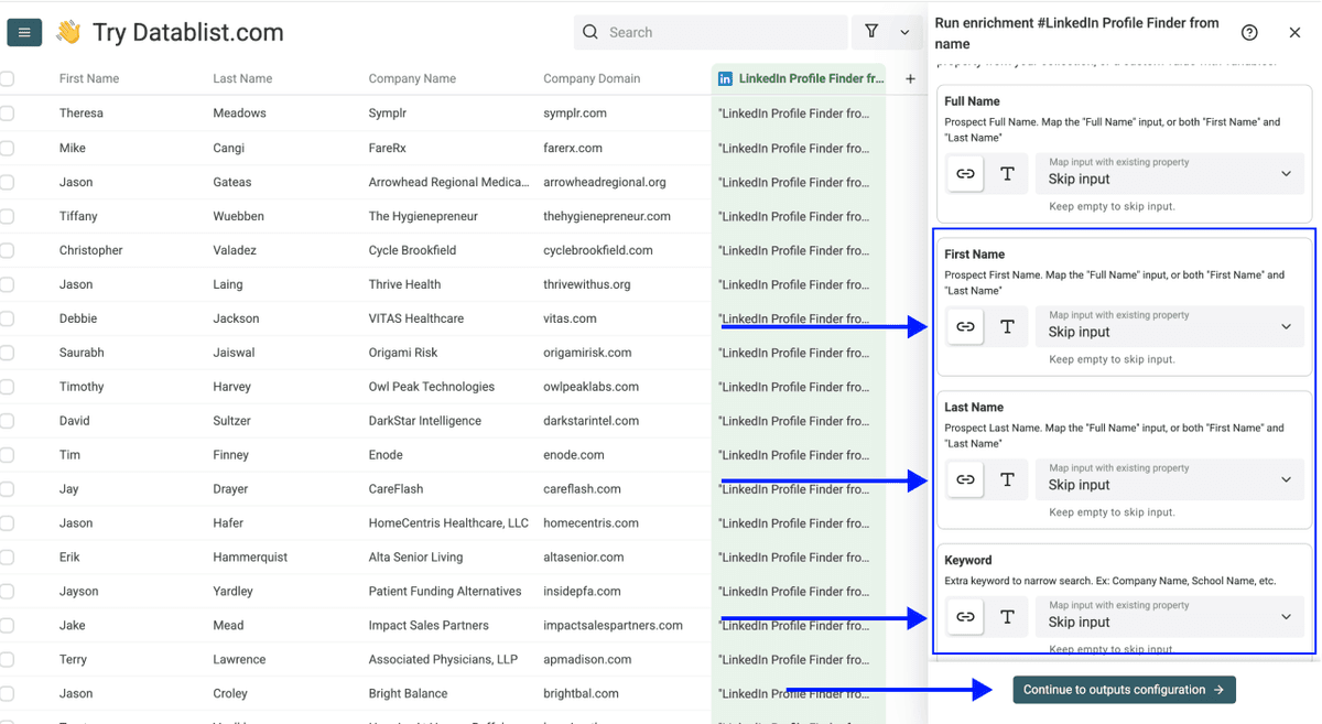 Como encontrar telefone pelo nome - Entradas do LinkedIn Finder