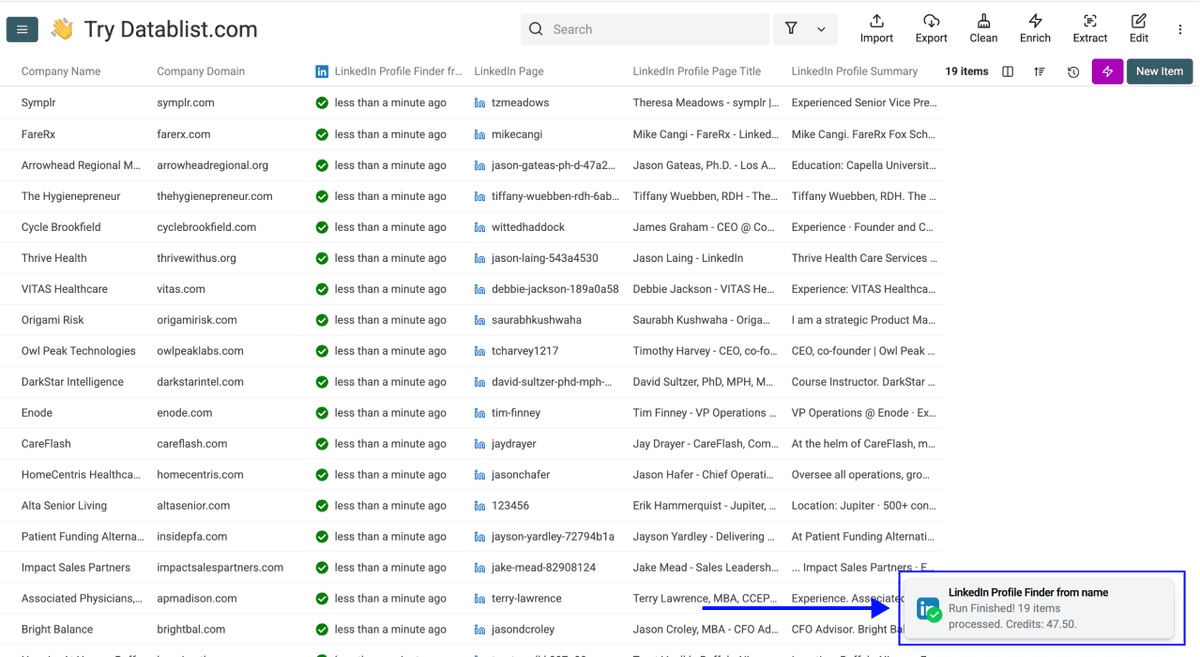 Como encontrar telefone pelo nome - Visão geral dos resultados do LinkedIn Finder