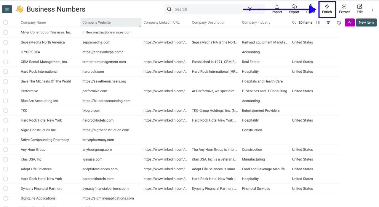 2 New Ways to Find Phone Numbers With Datablist - Company List