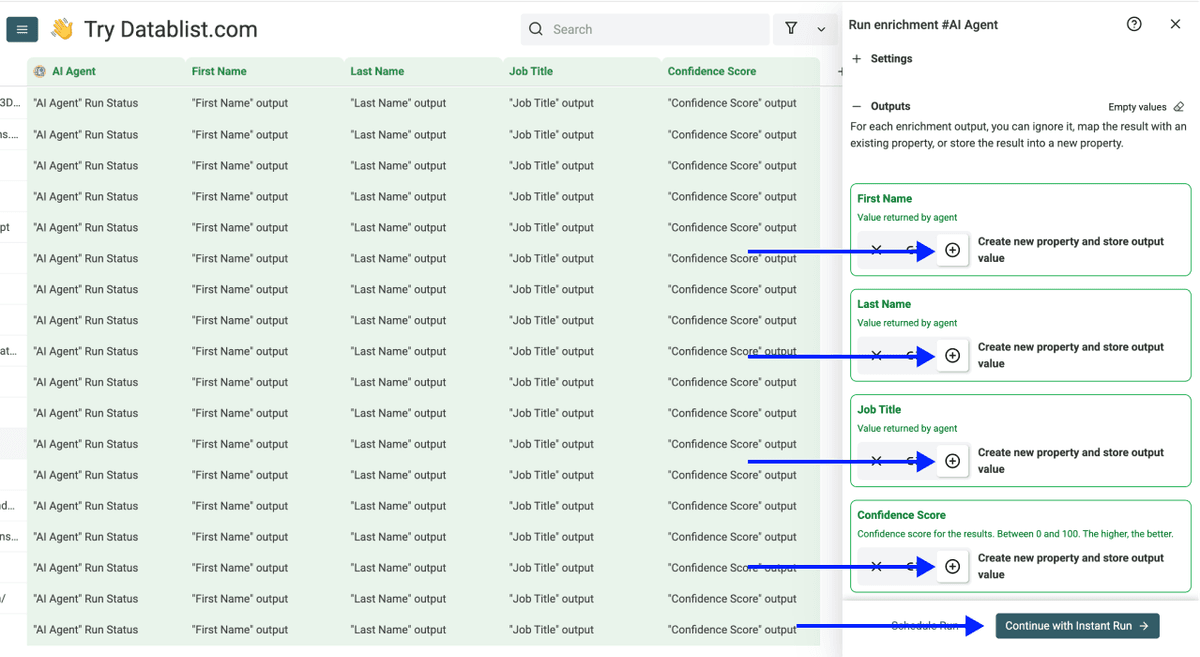 How To Find Small Business Owners - Outputs Configuration