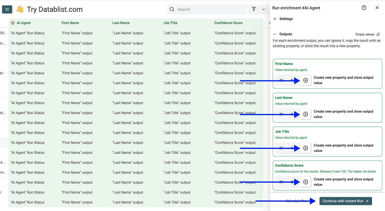 How To Find Small Business Owners - Outputs Configuration