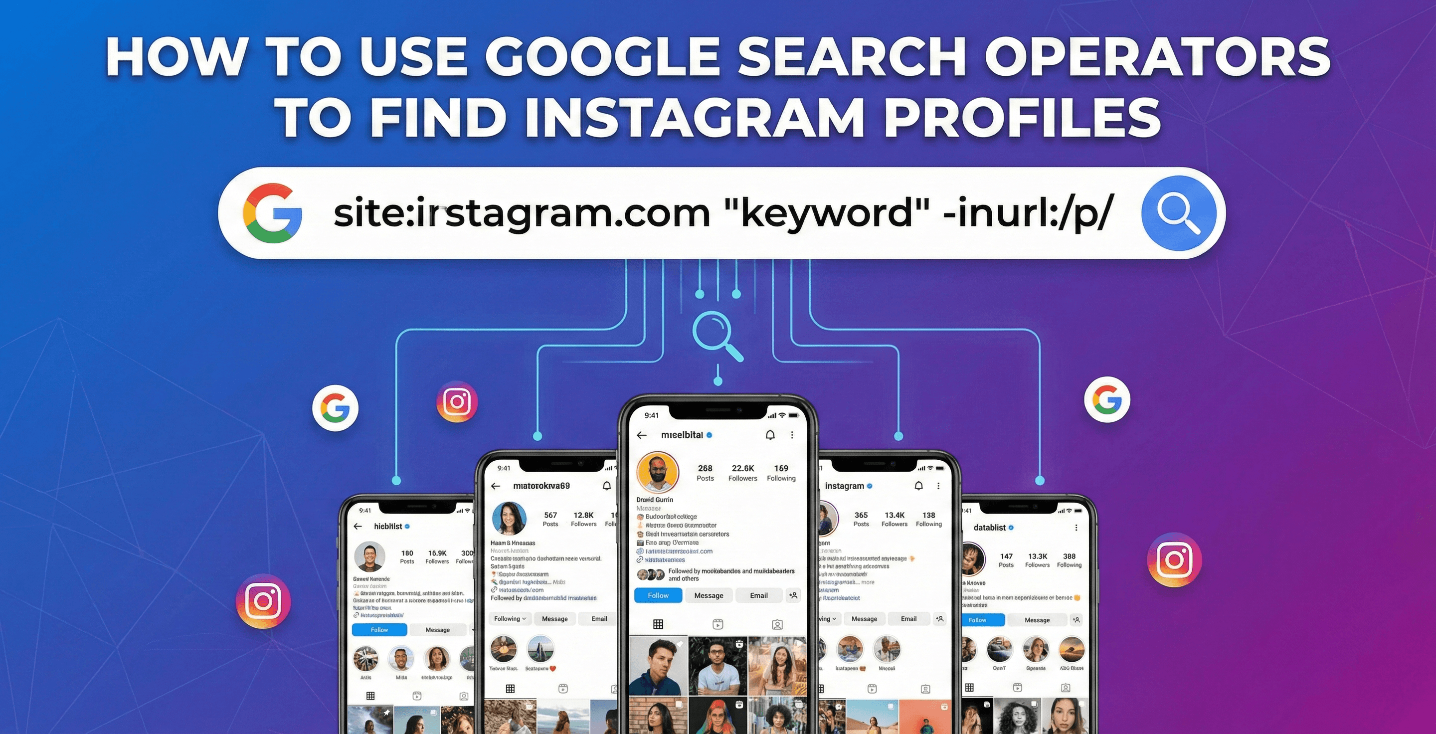 How to Use Google Search Operators to Find Instagram Profiles