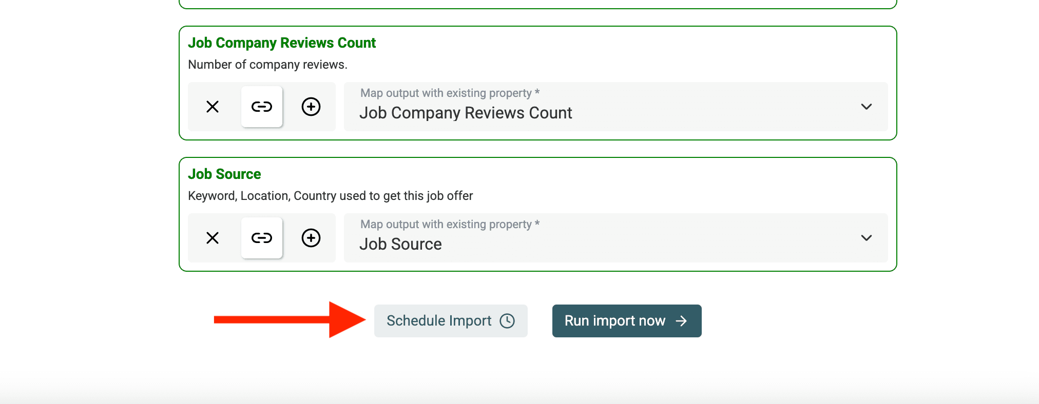 Schedule Import