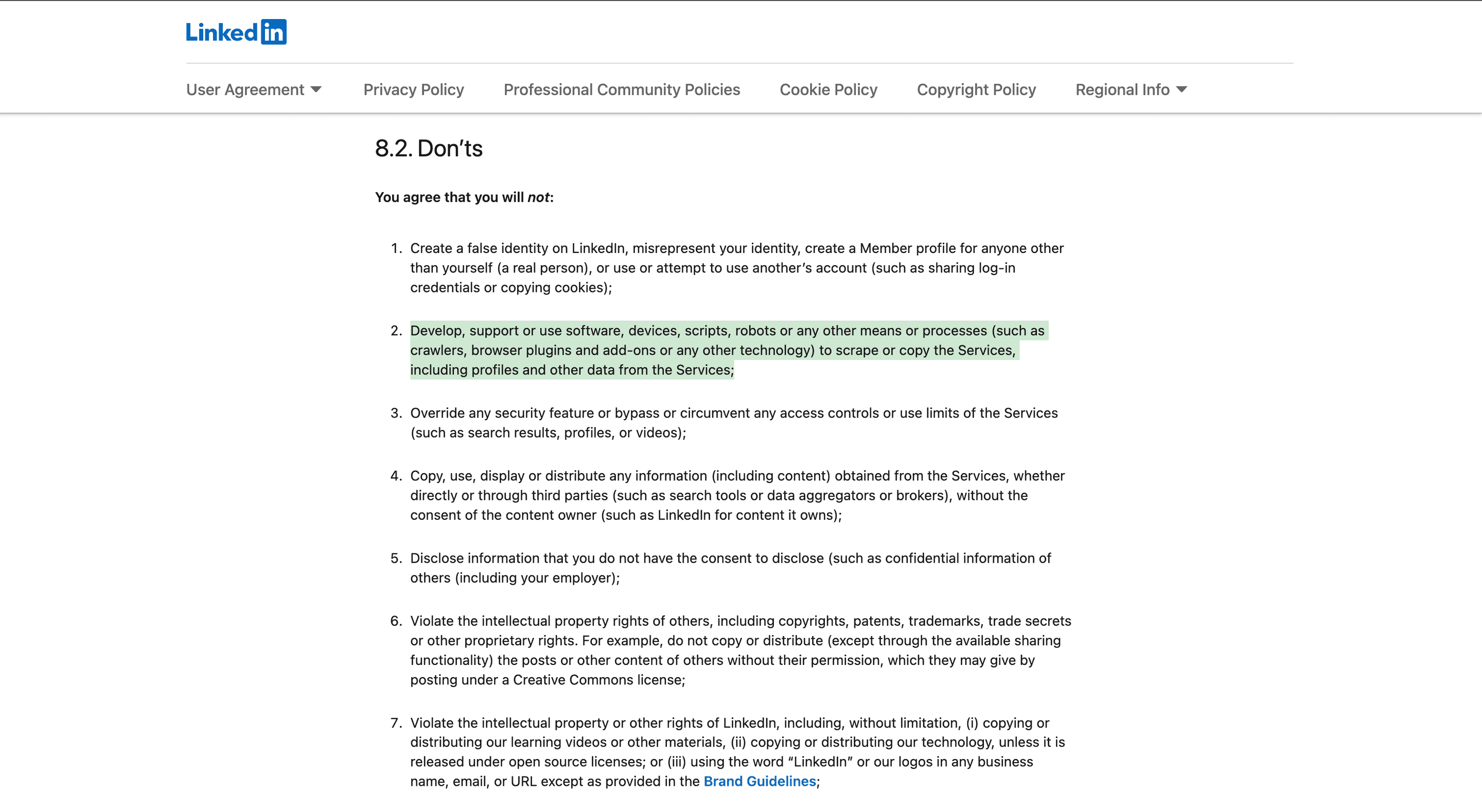 Recours contre un bannissement LinkedIn - Avertissement sur les logiciels interdits