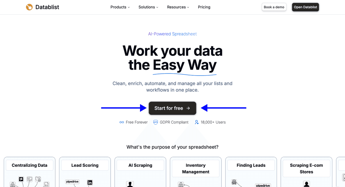 How To Normalize Company Names For Cold Outreach - Signing Up For Datablist