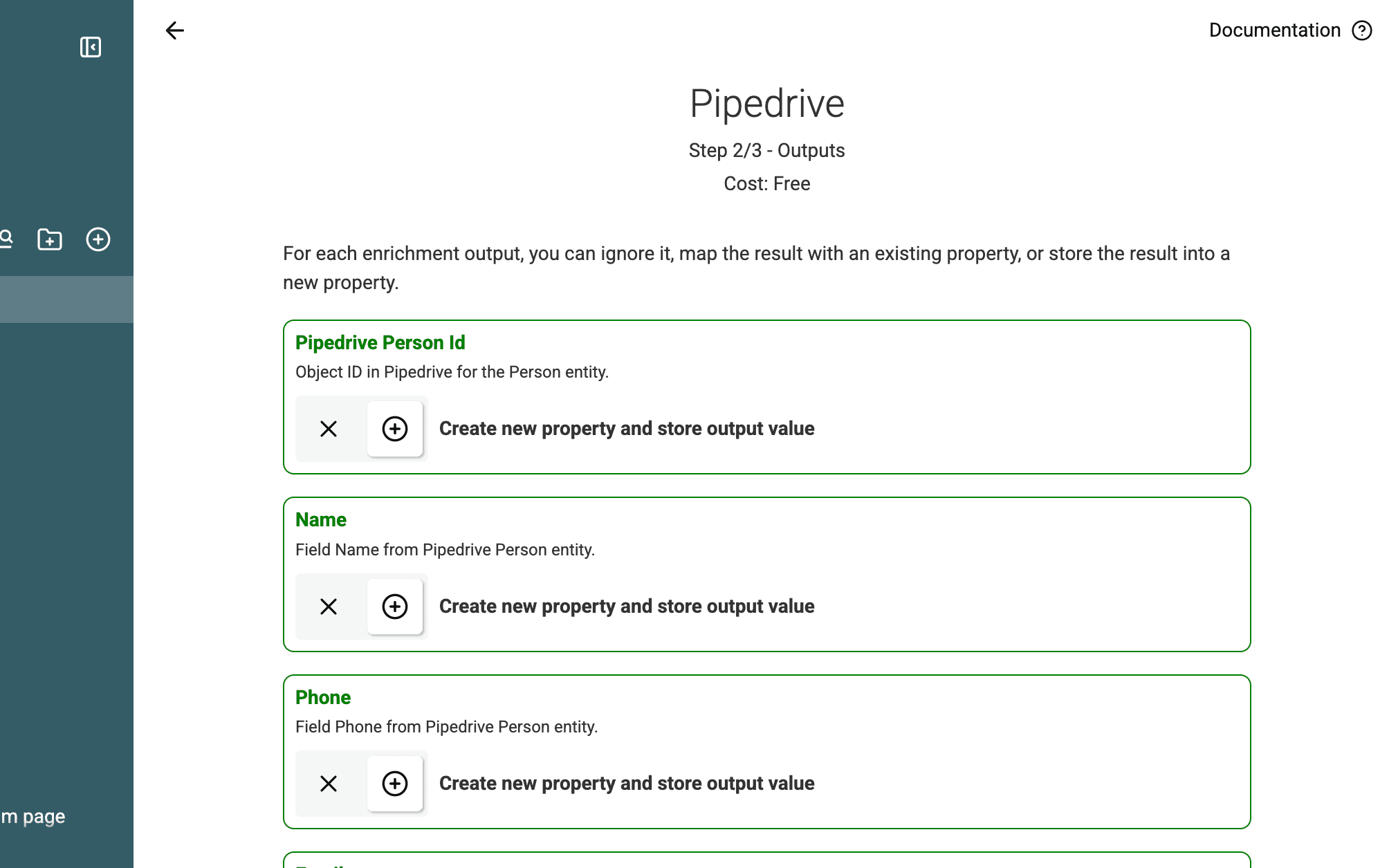 Pipedrive CRMのフィールド