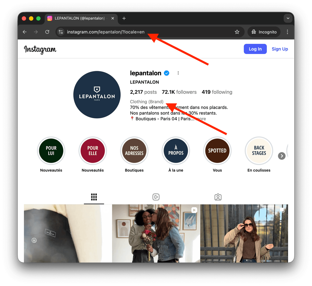 Instagram Category