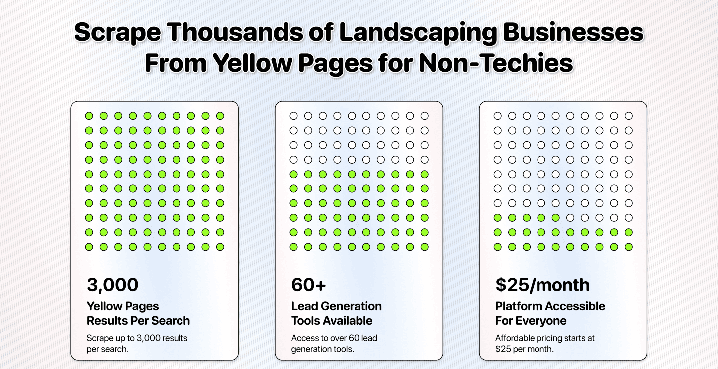 NO CODE Guide: How To Scrape Landscaping Businesses From Yellow Pages With a Few Clicks