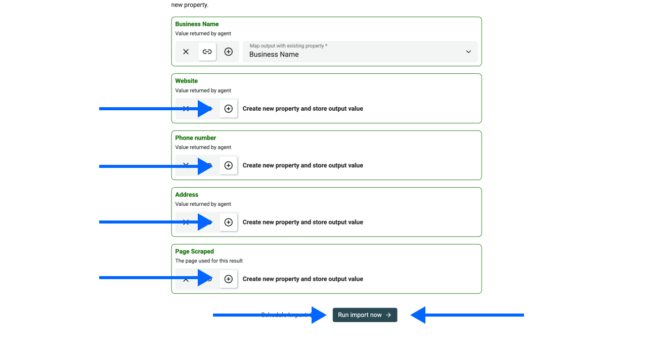 Yellow Pages Scraper, output selection