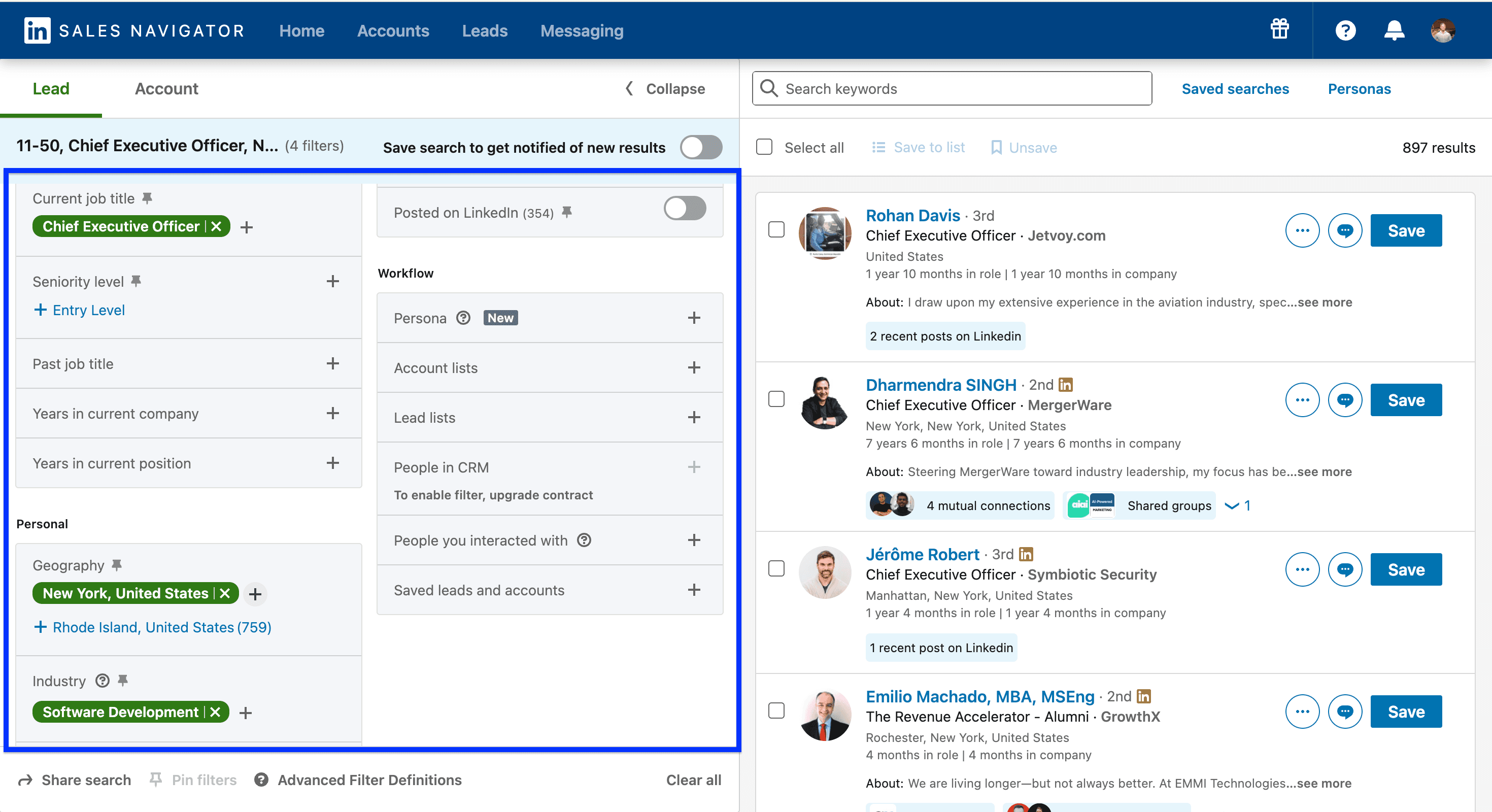 Bien filtrer, c’est déjà 50% du travail
