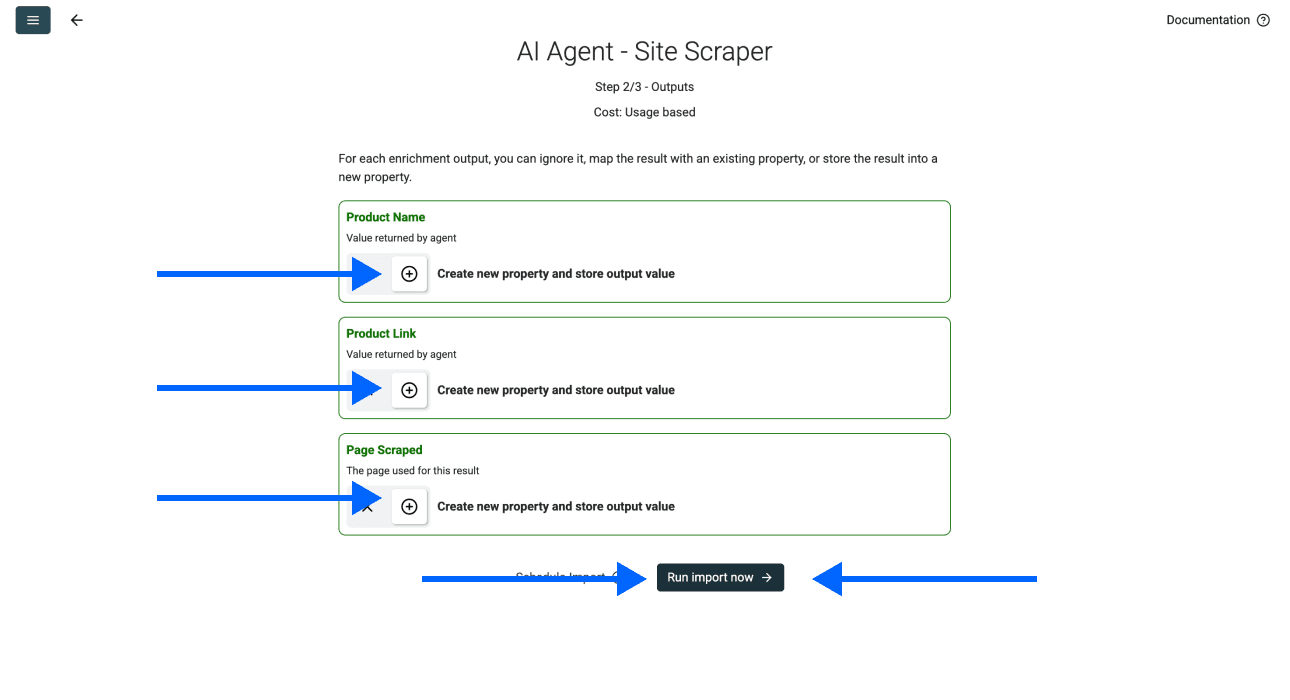 How To Scrape Product Hunt With Datablist - Output Configuration
