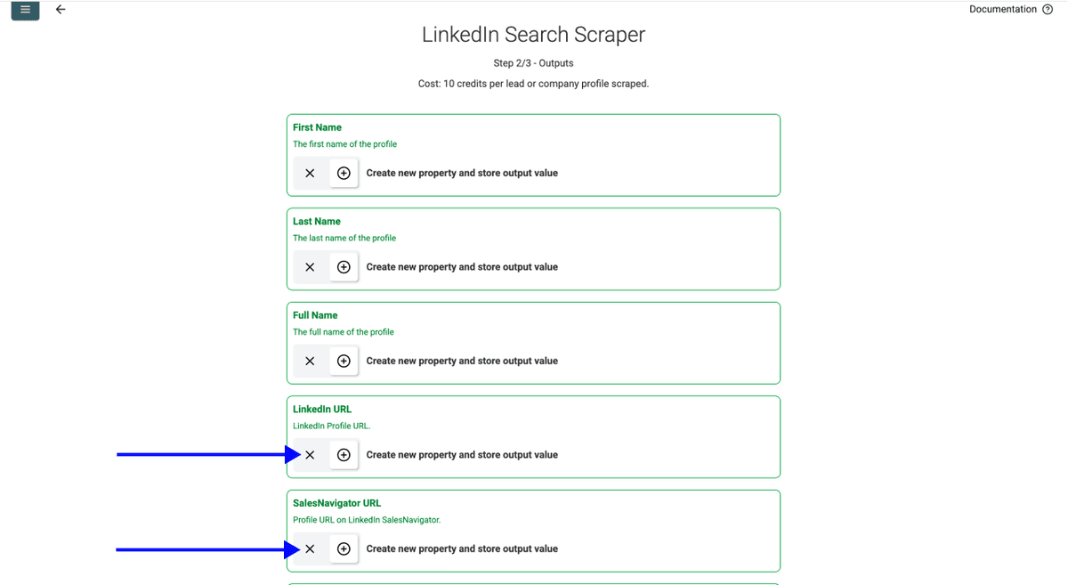 How To Scrape Sales Navigator Fast - Outputs Selection