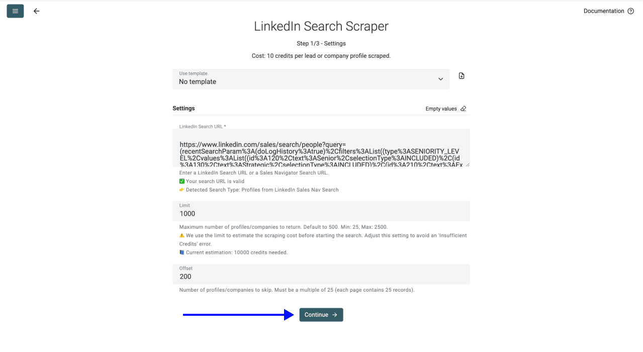 How To Scrape Sales Navigator Fast - Settings Configuration