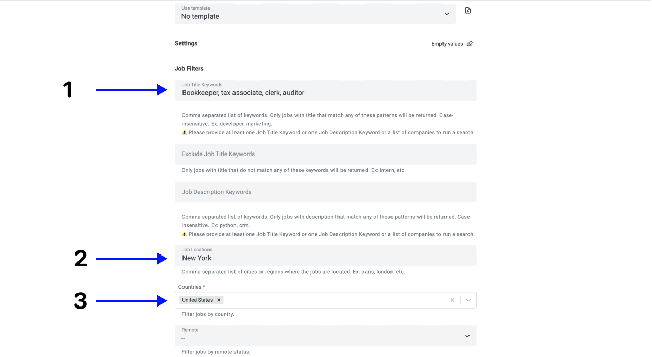 How To Scrape Tech Jobs in San Francisco - Job Filters Configuration