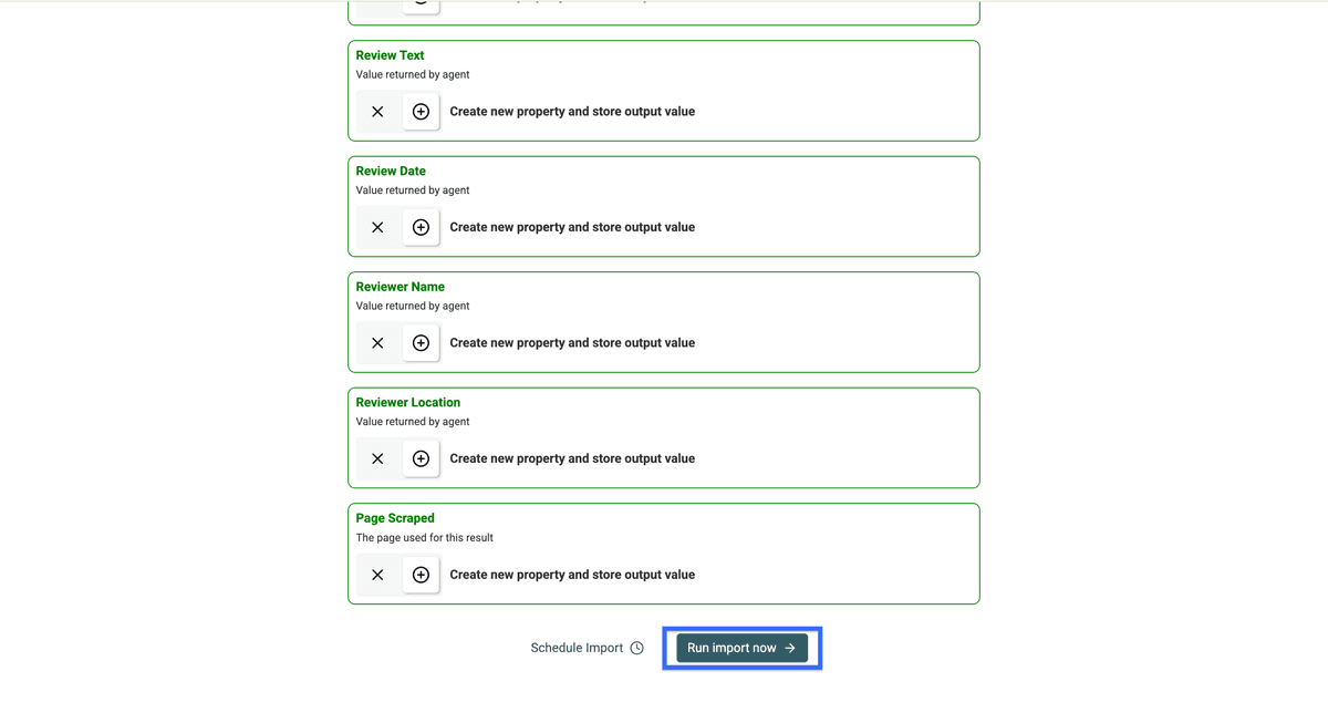 Dernier clic avant le scraping des avis Trusted Shops