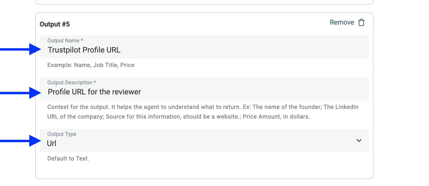 Trustpilot投稿者のプロフィールURL