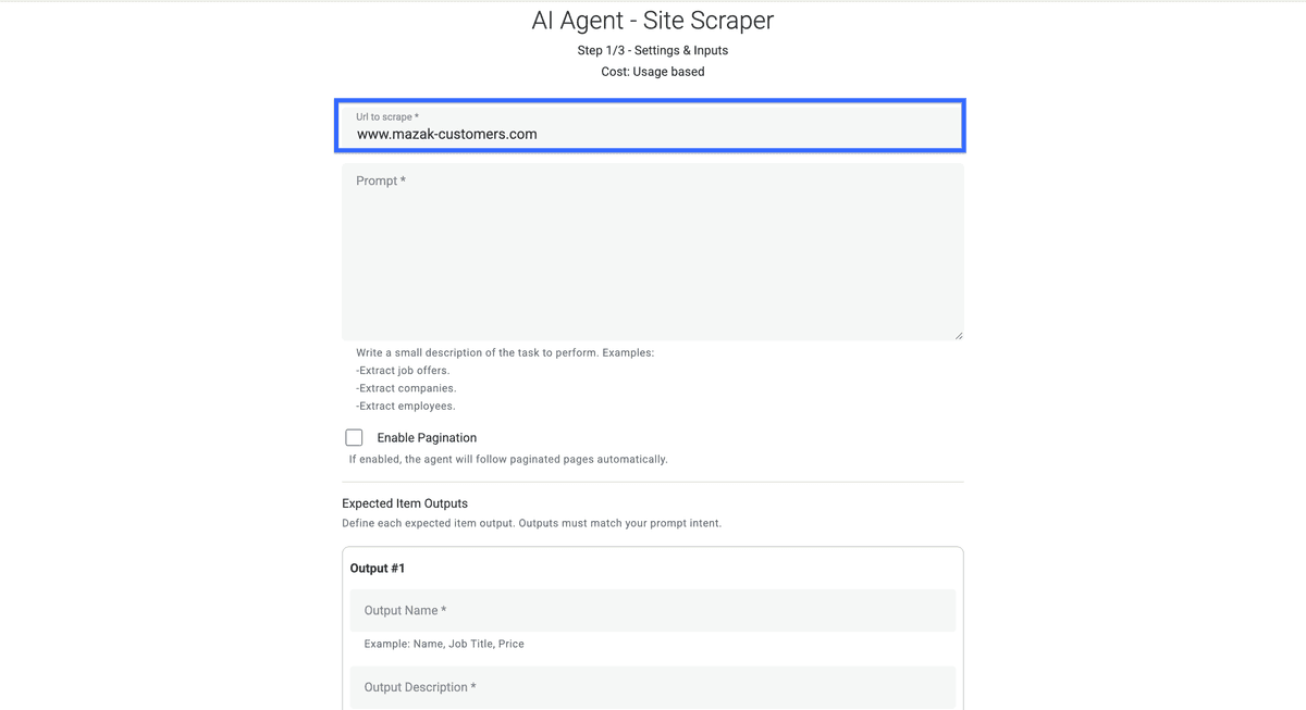 L’AI Agent de Datablist peut scraper presque n’importe quel site
