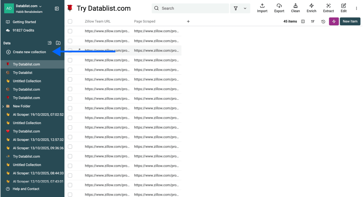 Zillow Real Estate Details Agent Scraper, new collection