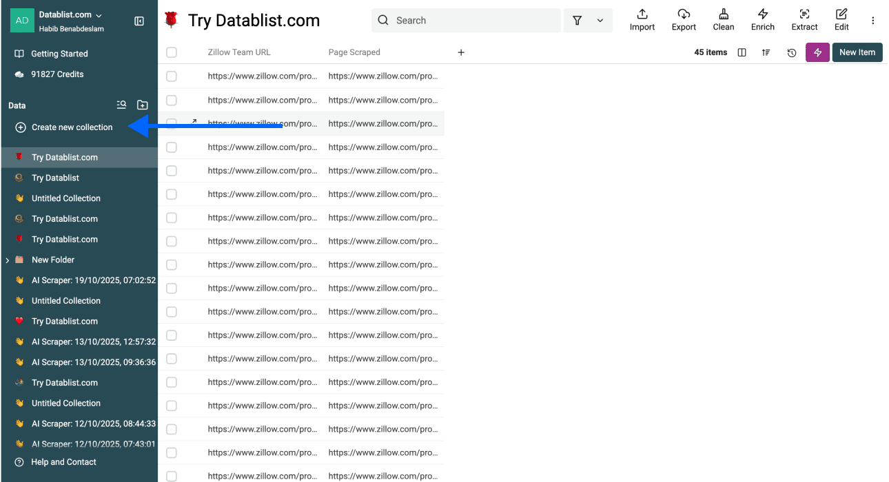 Zillow不動産エージェント詳細スクレイパーの新規コレクション