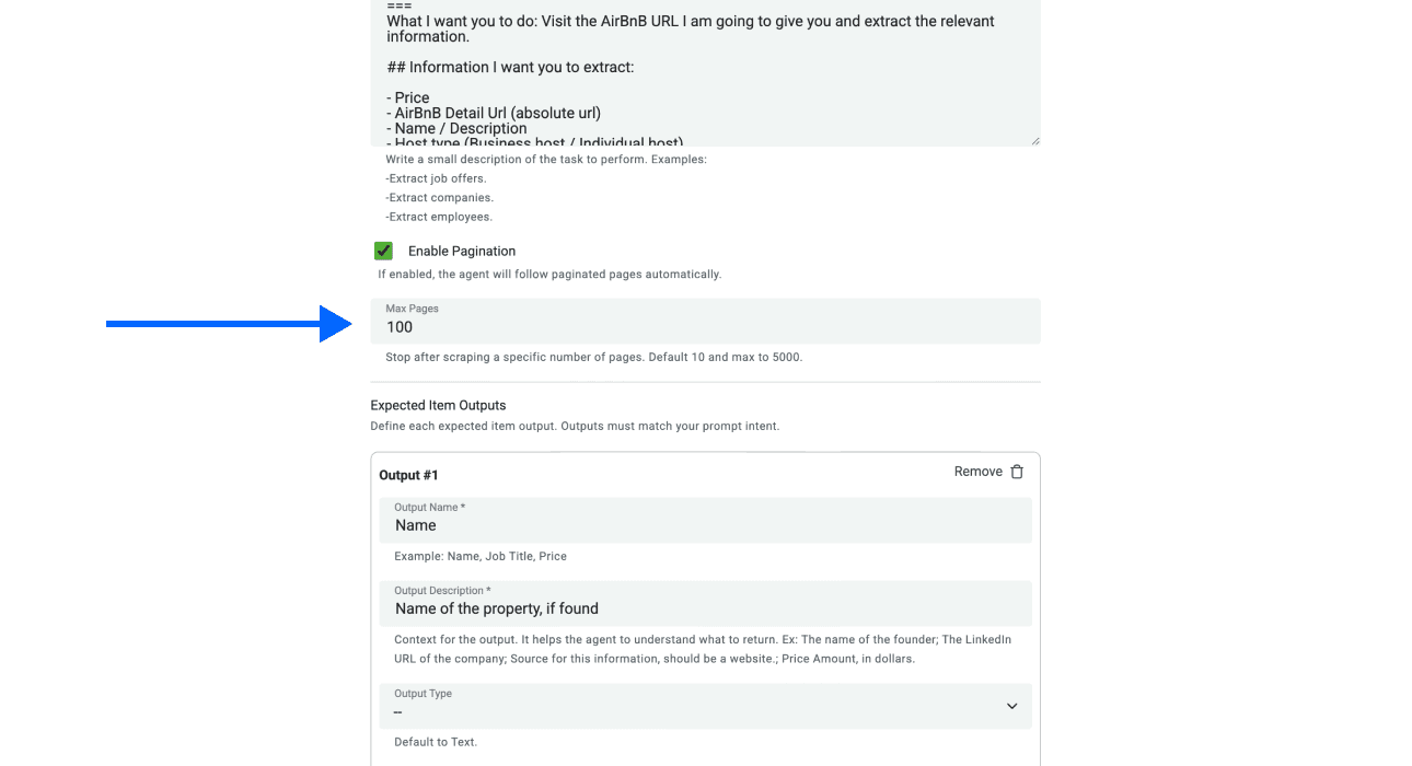 Zillow Property Scraper, limit setting
