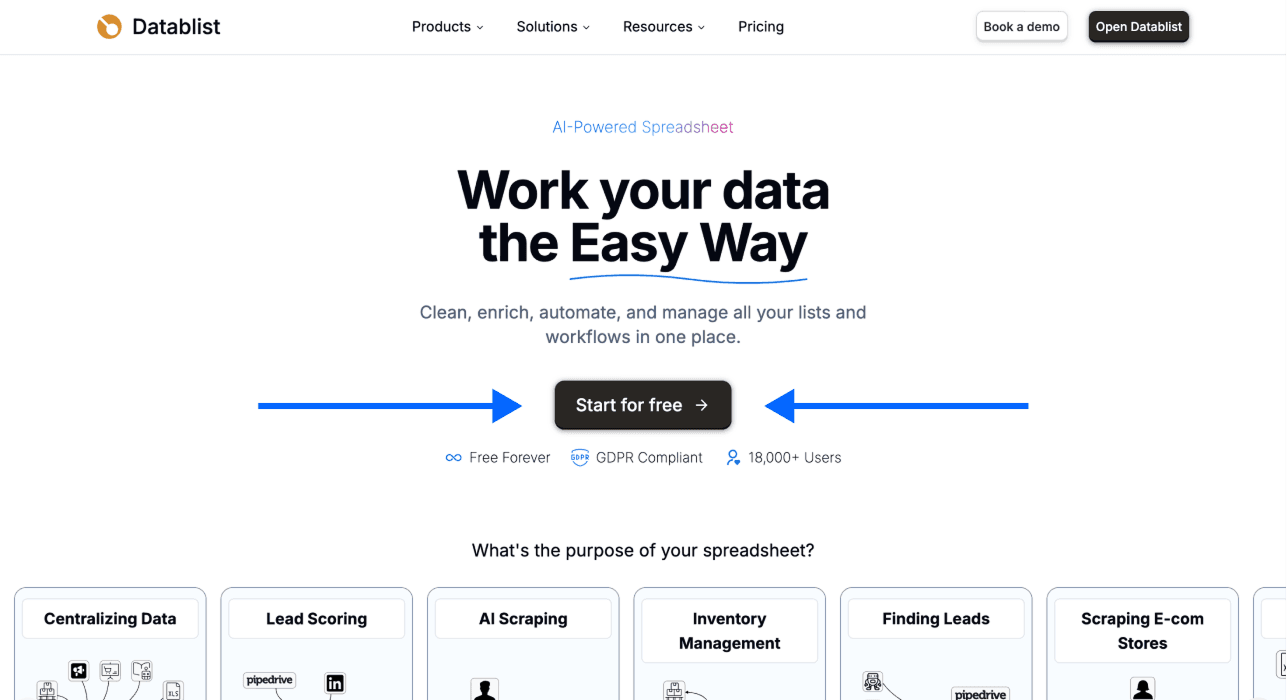 How To Scrape Sales Navigator Accounts - Datablist Homepage