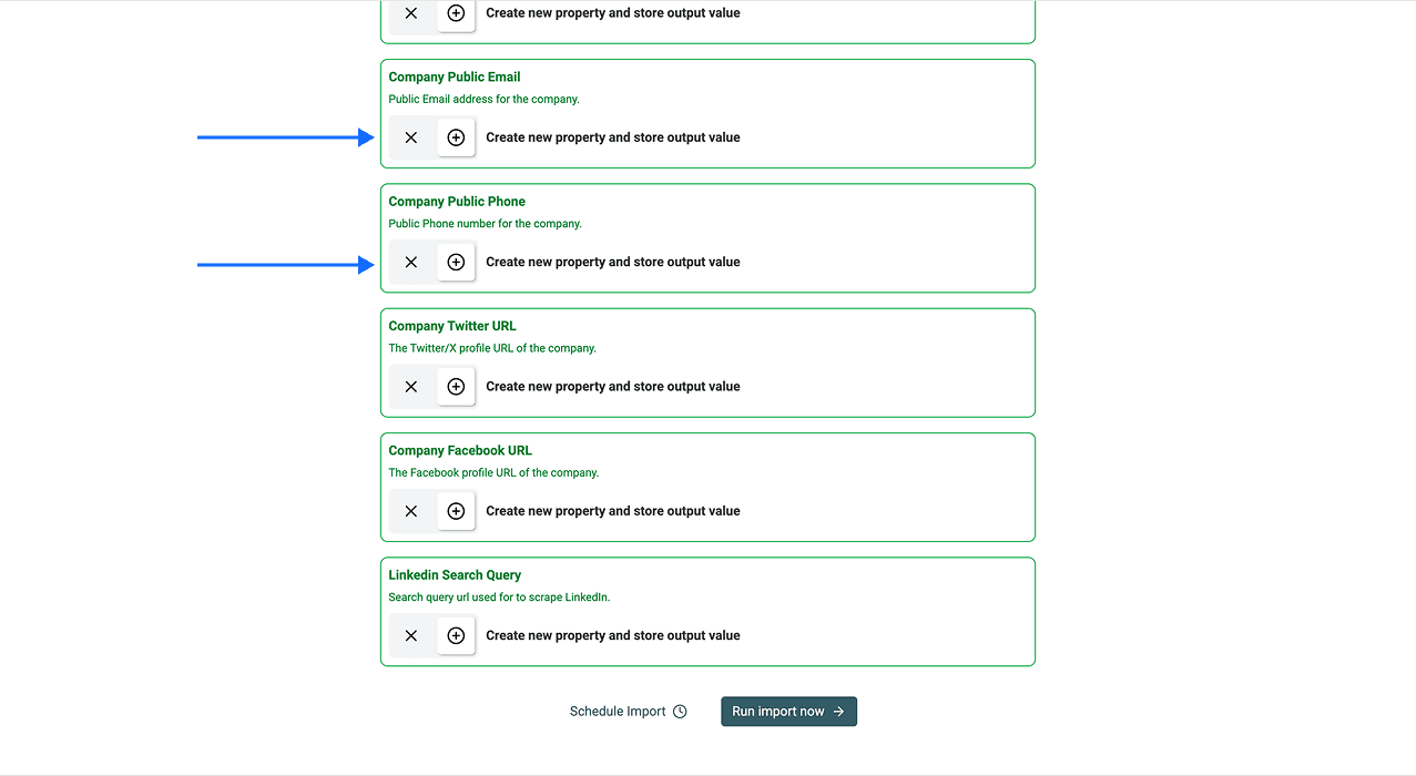 How To Scrape Sales Navigator Leads - Outputs Selection