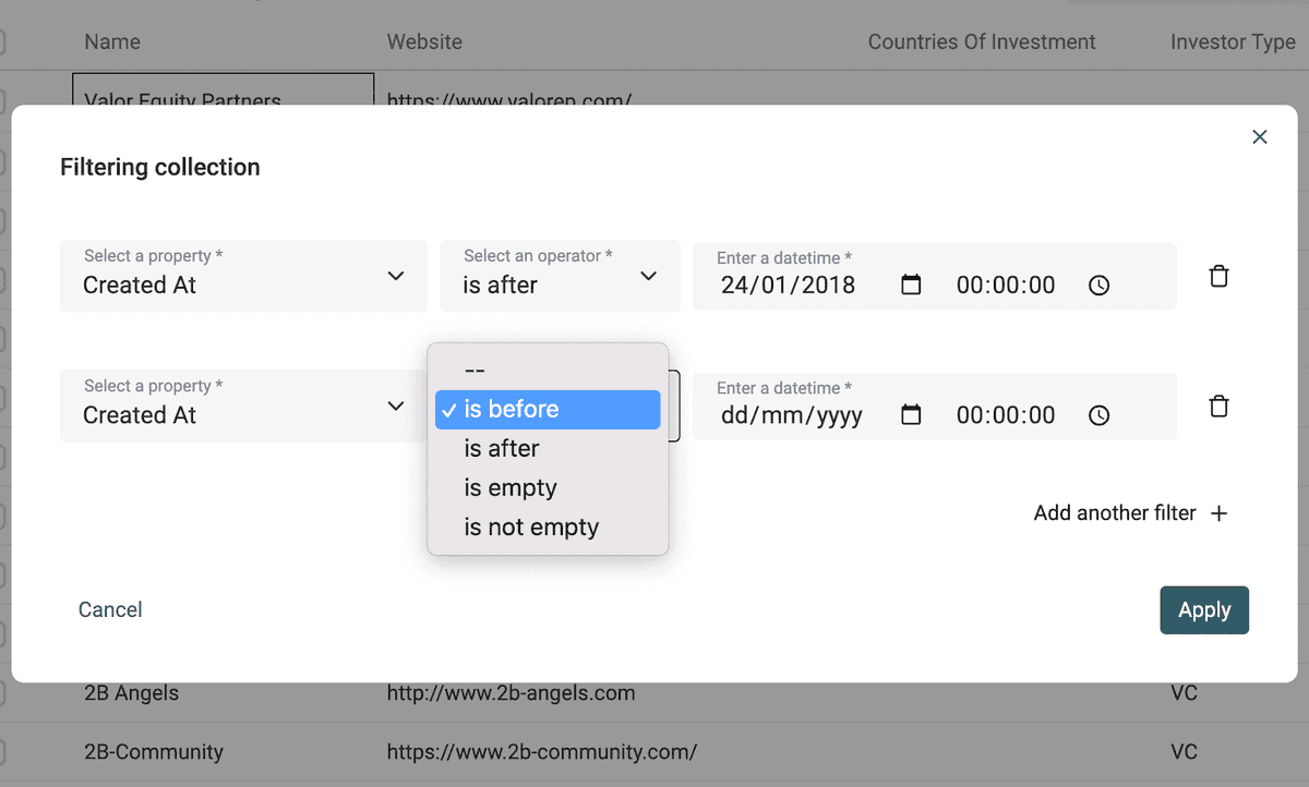 Datablist Product screenshot